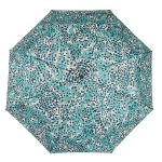 Leopard print umbrella with a mix of colours and pattern.