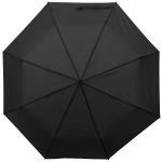 Black umbrella from X-brella UK, ideal for rain protection and outdoor use.